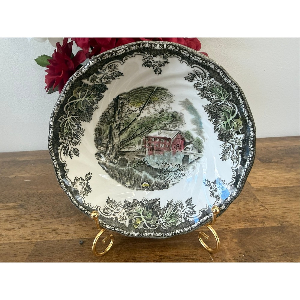 Johnson Brothers Friendly‎ Village Old Mill Fruit Cereal Bowl Vintage English